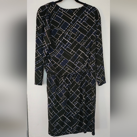 NWT White House Black Market Wrap Dress XL - Picture 3 of 6